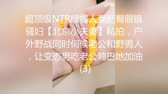 超顶级NTR绿帽人妻肥臀眼镜骚妇【北京小夫妻】私拍，户外野战同时伺候老公和野男人，让变态男吃老公鸡巴她加油 (3)