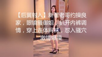 【后翼射入】新晋老哥约操良家，眼镜骚御姐，扒开内裤调情，穿上连体网袜，怼入骚穴激情爆操